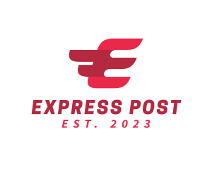 Business Express Letter E logo design