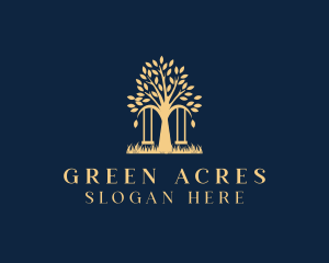 Tree Swing Grass logo