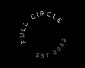 Chic Circle Font logo design