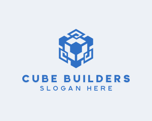 Developer AI Cube logo design