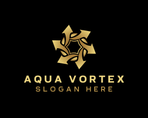 Arrow Vortex Company logo design