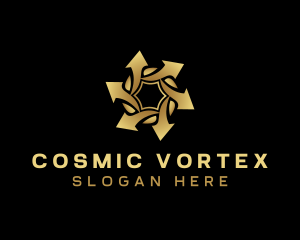 Arrow Vortex Company logo design