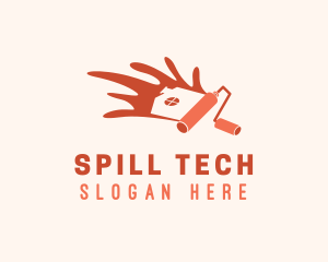 Home Paint Roller Splash logo