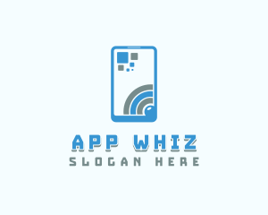 Cell Phone Software App logo design