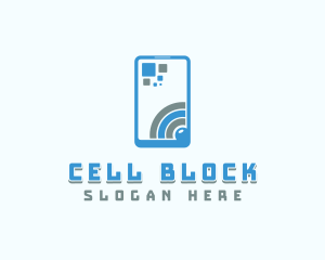 Cell Phone Software App logo design