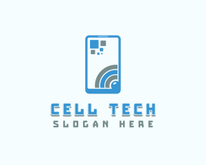 Cell Phone Software App logo design