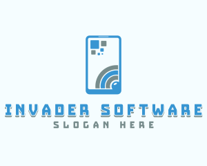 Cell Phone Software App logo design