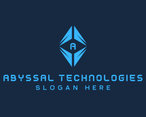 Digital Cryptocurrency Technology logo design