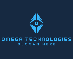 Digital Cryptocurrency Technology logo design