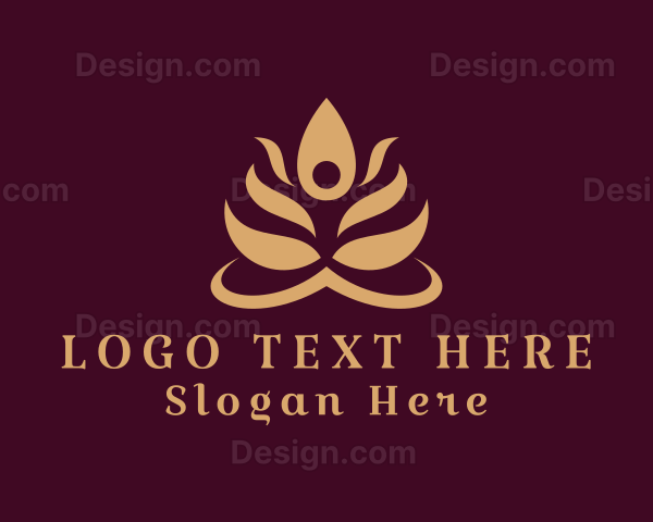 Holistic Yoga Human Logo