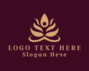 Holistic Yoga Human  logo