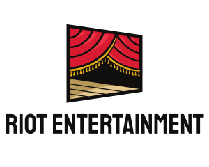 Curtain Stage Theater Entertainment  logo