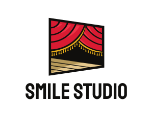 Curtain Stage Theater Entertainment  logo