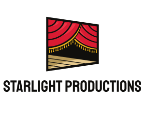 Curtain Stage Theater Entertainment  logo