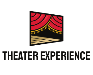 Curtain Stage Theater Entertainment  logo