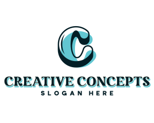 Creative Agency Letter C logo design