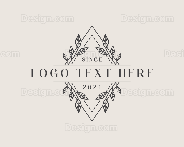 Floral Plant Decor Logo