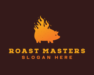 Gradient BBQ Roast logo