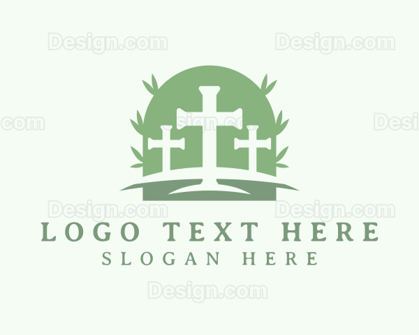 Catholic Christian Cross Logo