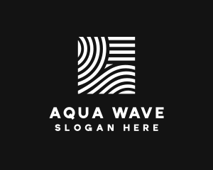 Wave Stripe Line logo