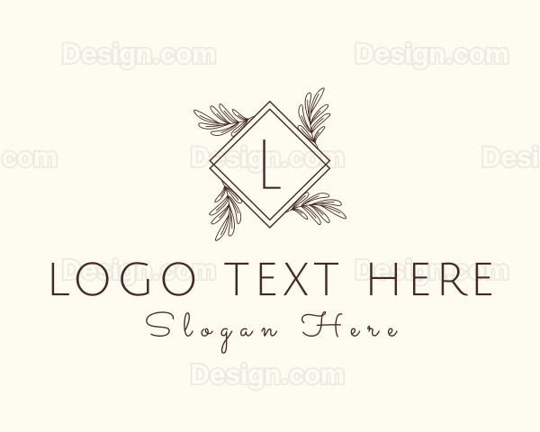 Elegant Flower Diamond Logo