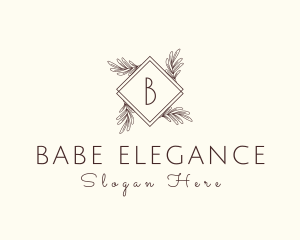 Elegant Flower Diamond logo design