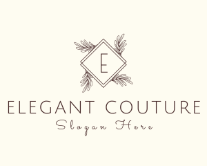 Elegant Flower Diamond logo design