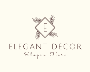 Elegant Flower Diamond logo design