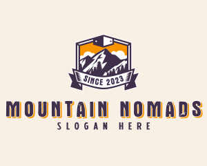 Forest Mountain Adventure logo design