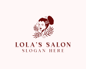 Hairdresser Woman Salon logo design