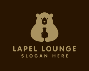 Liquor Drink Bear logo design