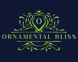 Botanical Ornament Decorative logo