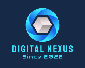 Digital Media Cube logo design