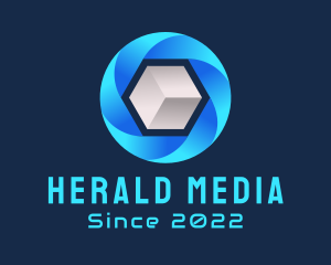 Digital Media Cube logo design