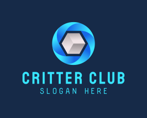 Digital Media Cube logo design