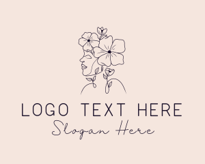 Woman Flower Beauty logo