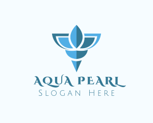 Elegant Blue Shell logo design