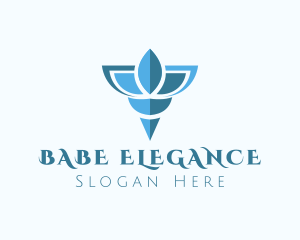 Elegant Blue Shell logo design