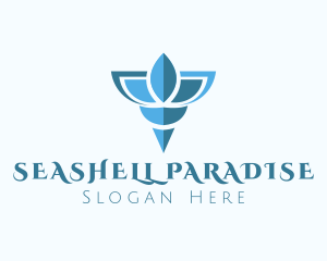 Elegant Blue Shell logo