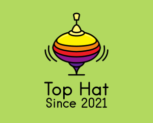 Spinning Top Toy  logo design