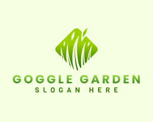 Grass Leaf Nature logo design