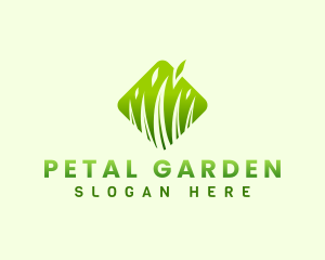 Grass Leaf Nature logo design