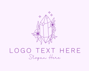 Floral Precious Stone logo