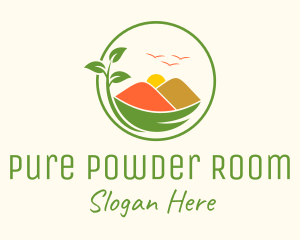 Mountain Spice Powder logo design