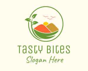 Mountain Spice Powder logo design