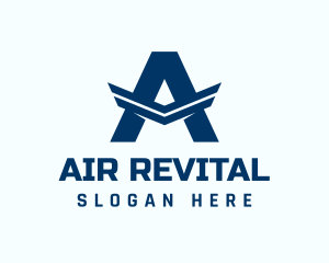 Air Force Letter A logo design