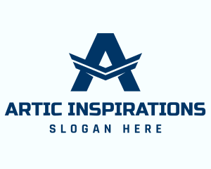 Air Force Letter A logo design