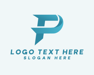 Venture - Modern Advertising Business Letter P logo design