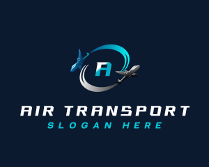 Airplane Travel Logistic logo design