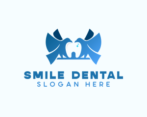 Bird Dental Tooth logo design